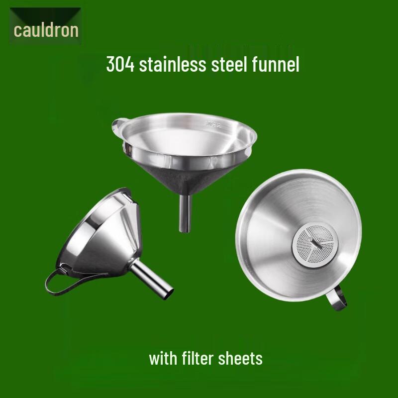 

Fuou 304 Stainless Steel Strainer Funnel