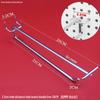 Double Line Pegboard Shelf Triangle Hook for Price Tags