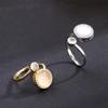 Cat's Eye Rotatable Open Ring: Stylish, Versatile Index Finger Band with a Unique, Cool Design