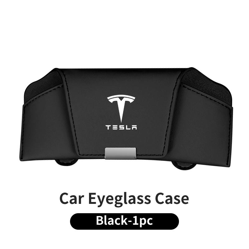 Magnetic Car Visor Glasses Holder Sunglasses Storage Box Interior For Tesla Model 3 Model S Model X Model Y Roadster Bonina C
