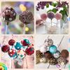 Sada na pečení Cake Pop Opakovaně použitelná sada na výrobu lízátek Zábavná sada na zdobení Cake Pop Potřeby pro Cake Pop na Svatby Narozeniny