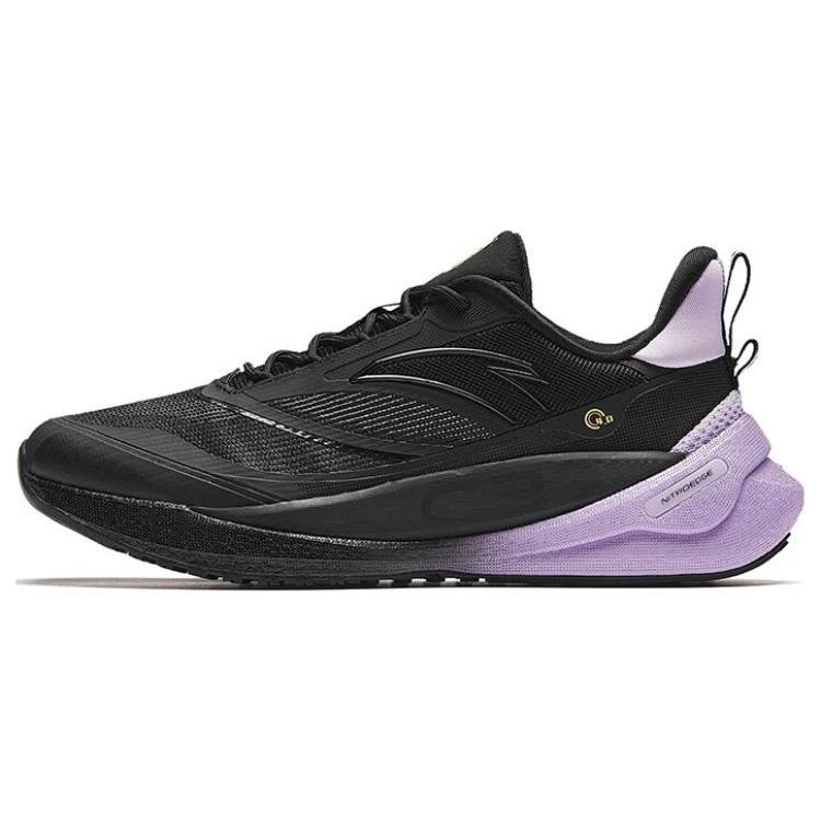 

new Anta C37 Series 4.0 Cushioning Breathable Low Top Running Shoes Women s Black Dusty Purple 36