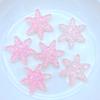 10/20Pcs New Resin Cute Mixed Mini Snowflake Flat Back Cabochon Scrapbooking Hair Bow Center Embellishments DIY Accessories L09