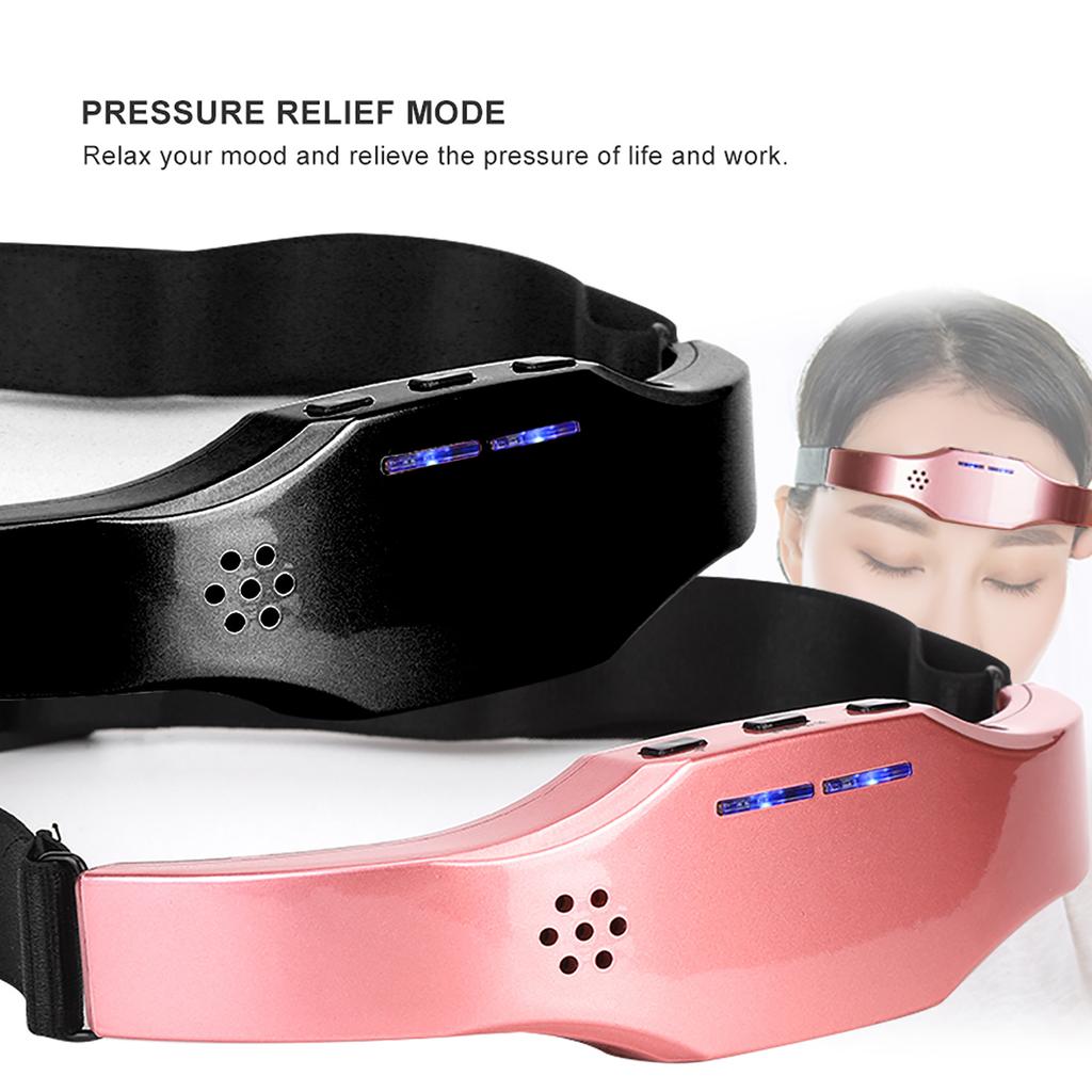 Wireless Intelligent Migraine Pressure Relief Sleep Insomnia Head Therapy Massage Device