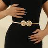 Metal Spring Belt Women'S Dress Shirt Sweater Elastic Elastic Waist Chain Waist Seal
