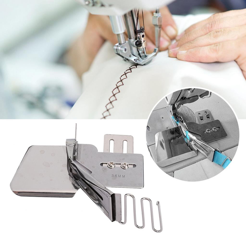 Bandbinder Nähmaschinenzubehör Edelstahl 4 Falten Korrosionsbeständig Langlebig
