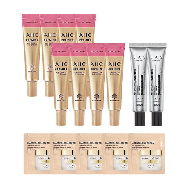 

AHC Eye Cream Season 12 12ml x8 + JAS Freckle Cream 15ml x2 + JAS Sample 5 Sheets