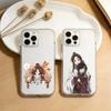Heaven Officials Blessing Phone Case For iPhone 17 16 15 14 13 12 11 Mini Pro Max Plus Transparent Cover