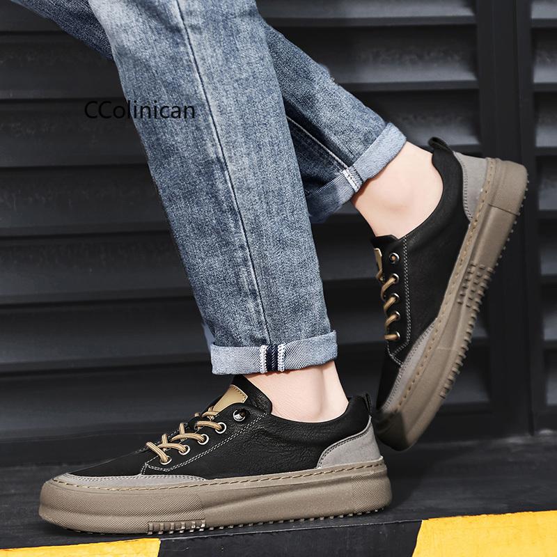 Fashion Office Men Walk Sneakers Non-Slip Comfortable Mens Tenis Masculino Sports Casual Travel Shoes Skateboard Footwear