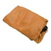 Triangle Sun Shade Sail Canopy Outdoor Pool Shade Cloth Suncreen Awning Shade with Silver Coated Orange