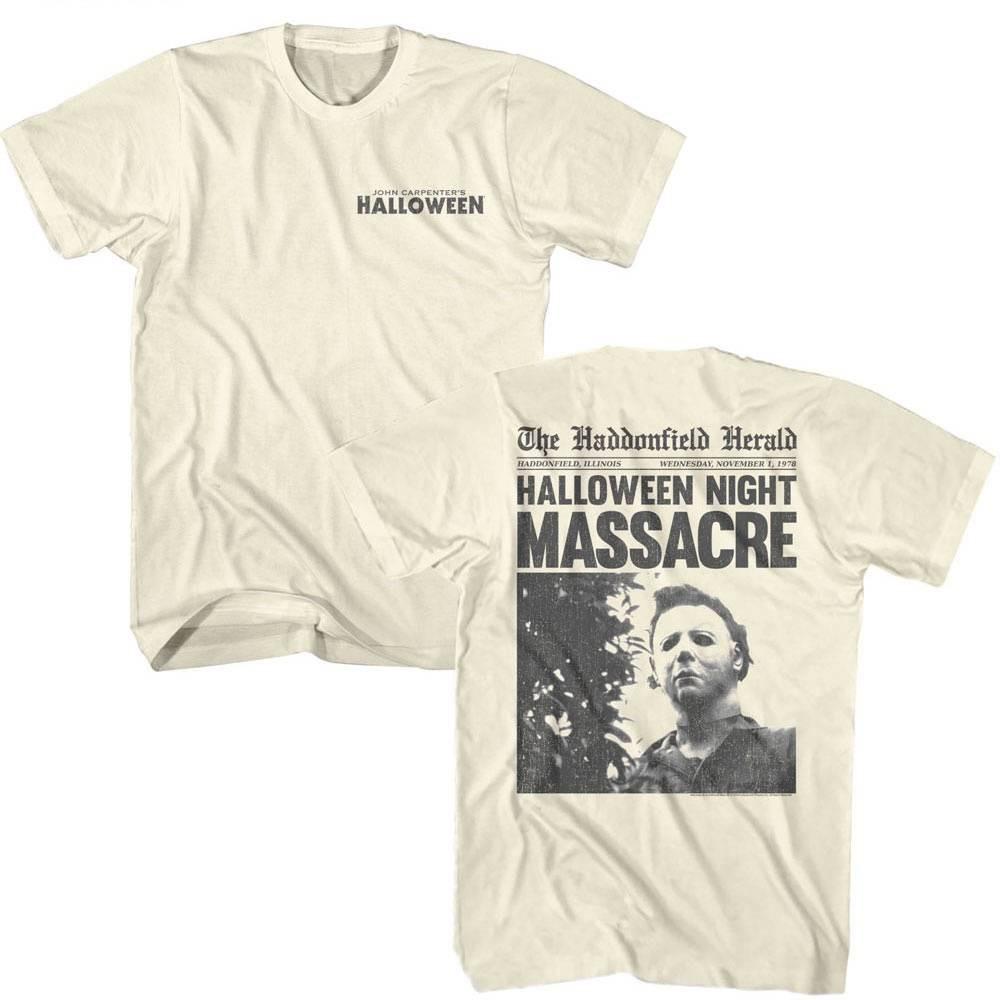 Halloween Night Massacre Headline Men T Shirt S