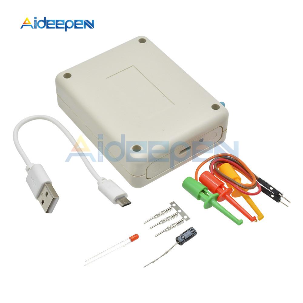 LCR-T7 T7 Transistor Tester TFT Diode Triode Capacitance Meter LCR ESR Meter NPN PNP MOSFET IR Multifunction Tester Multimeter