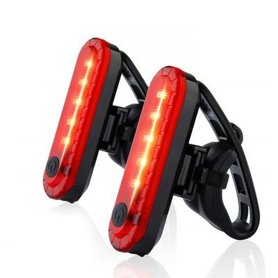 2er-Pack Rücklicht für Mountainbike Ultrahell USB Wiederaufladbar Rücklichter Rot Hohe LED