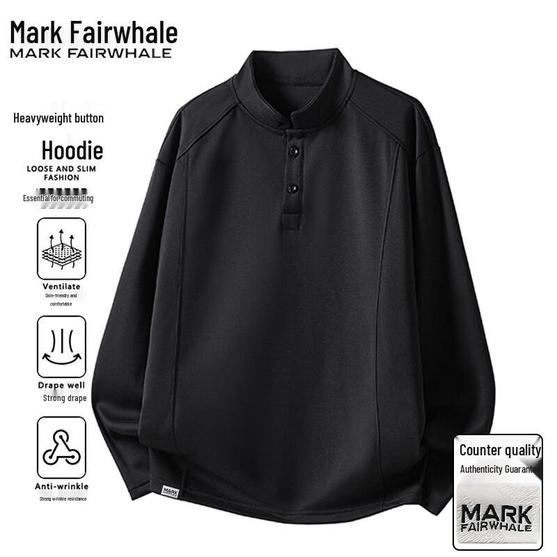 Mark Fairwhale Men's Henley Pullover Sweatshirt