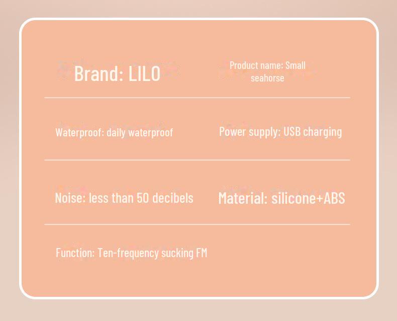 LILO Seahorse Suction FM Sex Toys - 330 Pieces Box