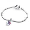 Pandora Pansy Flower Envelope Dangle Charm 790787c01