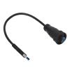 USB3.0 Water Proof Connector 0.3meter Length Snap On Type Straight Plug USB Male Panel Mount