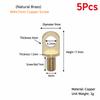 5Pcs M3-M10 Brass Eye Bolts Brass Lifting Ring Eye Bolt  for Wire Rope Plant Light Suspension