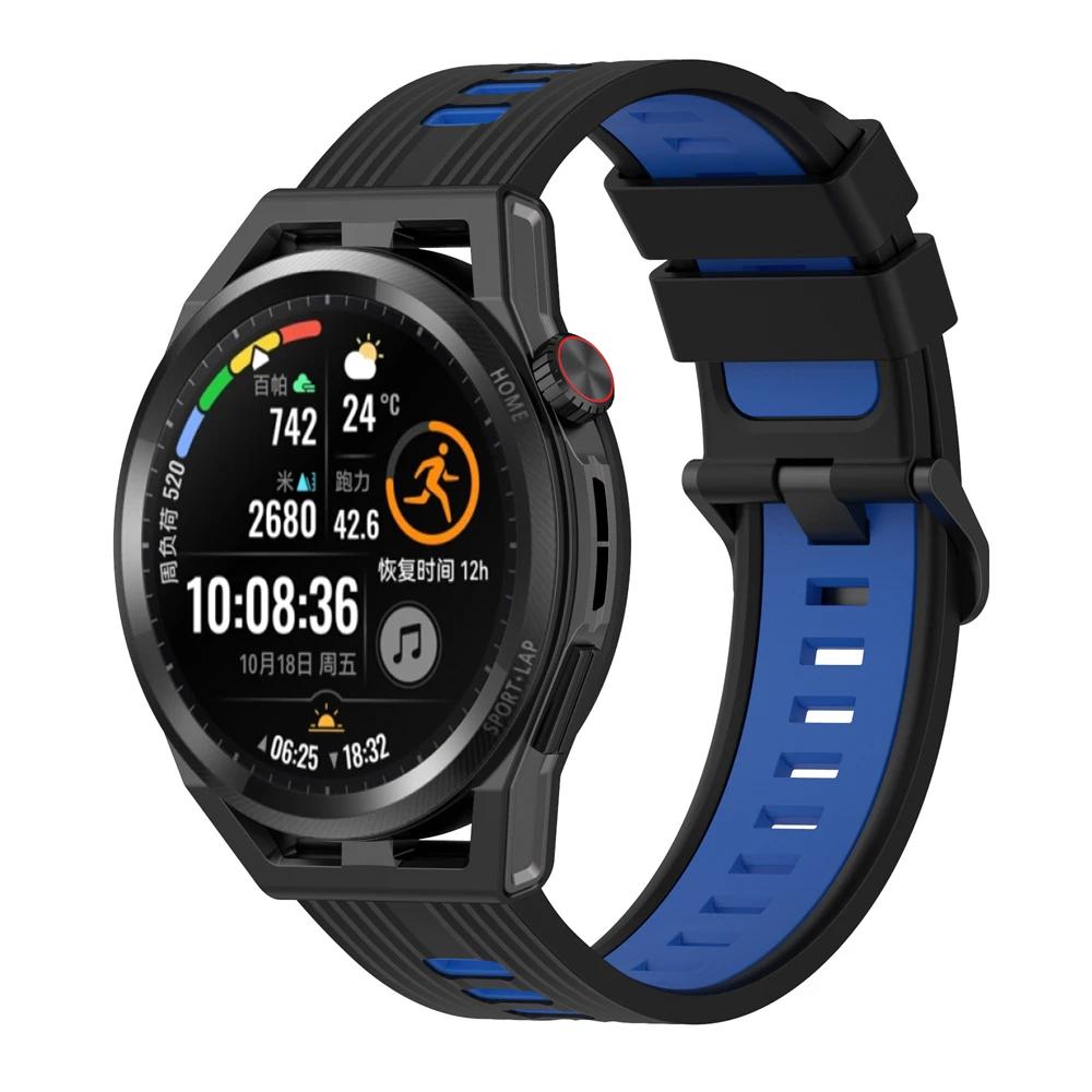 22mm Sport Silicone Strap For HUAWEI WATCH GT Runner/GT3 46MM/GT 2e GT2 Pro Smartwatch Wrist Band Bracelet Wrist Accessorie