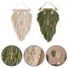 Handmade Tassel Leaf Tapestry Macrame Leaf Hanging Tapestry Leaf Tapestry Macrame Leaf Tapestry Room Decoration Handmade Tassel