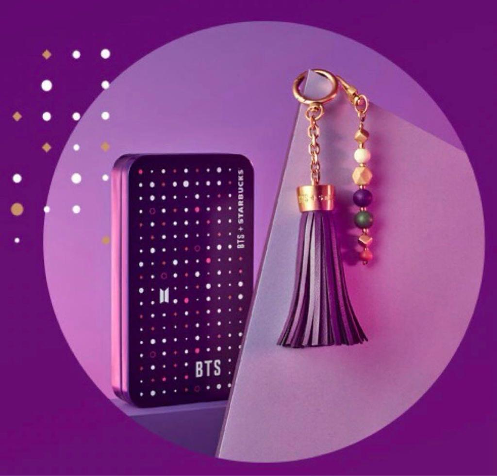 [USED] Official BTS Starbucks Key Ring