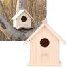 Holz Vogelhaus Innovatives Hängendes Vogelnester Käfig Outdoor Gartendekor Ornament
