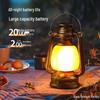 Rechargeable Retro Camping Lantern - Handheld Oil Lamp for Outdoors, Mountaineering, and Indoor Use. Ideal for Tent and Campsite Atmosphere.