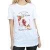 Disney Womens/Ladies Beauty And The Beast Girl in The Castle Cotton Boyfriend T-Shirt