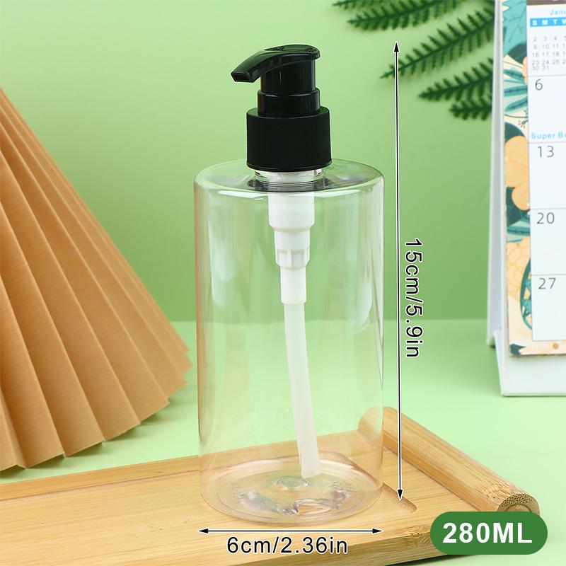 1Pc Refillable Portable Press Type Shampoo Shower Gel Moisturizer Liquid Lotion Cosmetic Container Bottle for Travel