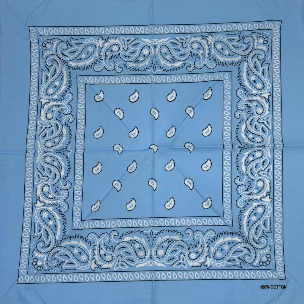 Cotton Paisley Headscarf and Cycling Mask