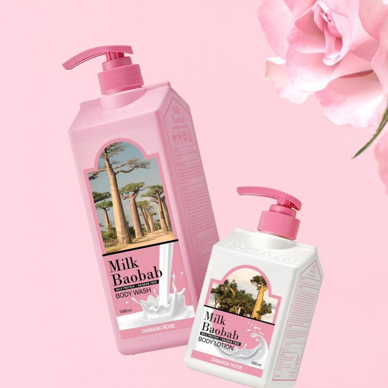 Milk Baobab Original Körperlotion Damaszener Rose 500ml
