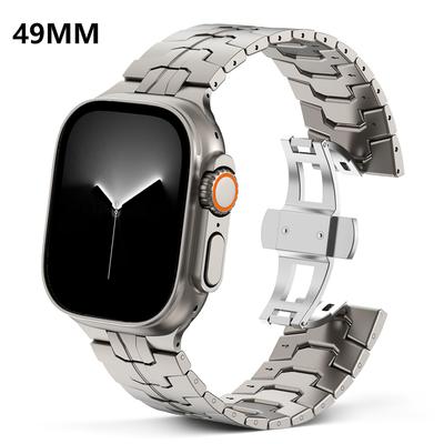 Edelstahlarmband für Apple Watch Ultra 3 2 49mm 46mm 44mm 45mm Luxus-Metallband für Iwatch 11 10 9 8 7 6 5 4 Se Armband