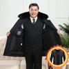 Middle-aged and Elderly Men's New Style Mid-length Disassembly Daddy Jacket 40-50-6070 Years Old Jacket