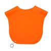 Silikon Friseursalon Haarschnitt Nacken Schal Wickel Haare Färben Färbemittel Nackenschutz (Orange)Orange
