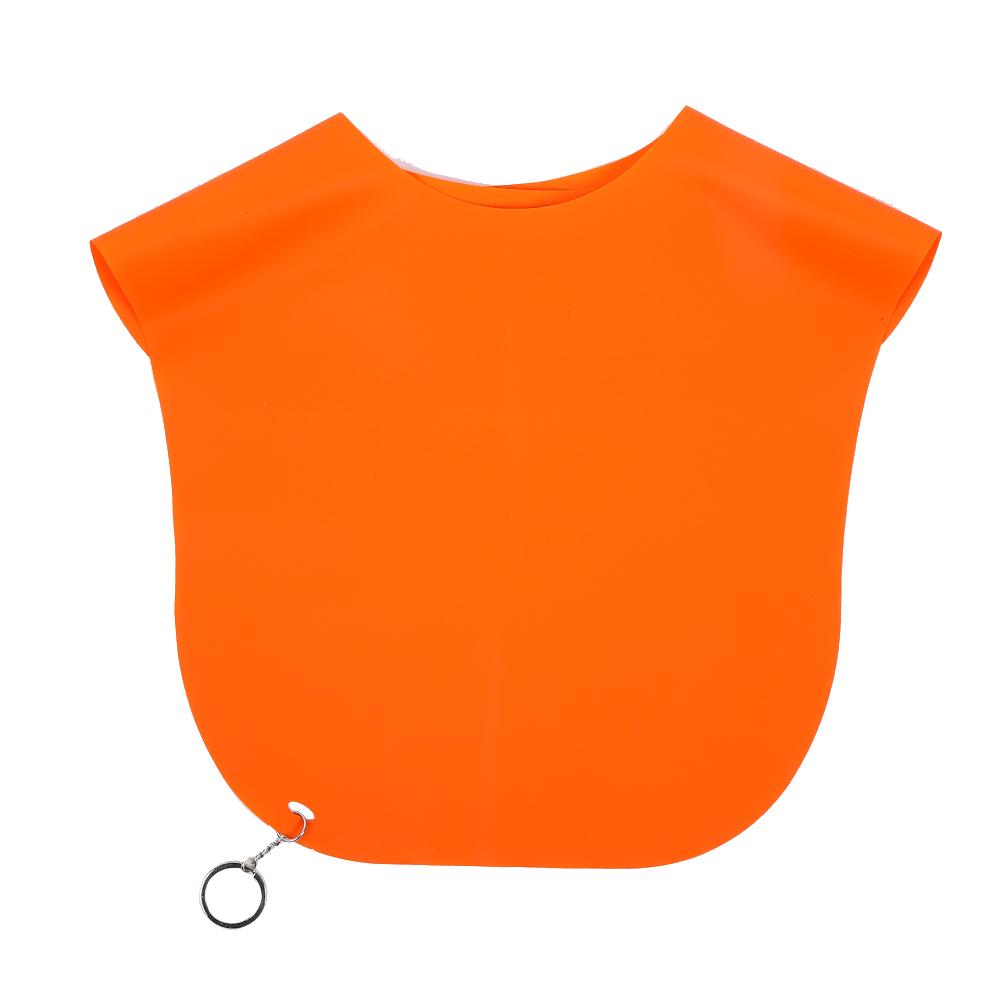 Silikon Friseursalon Haarschnitt Nacken Schal Wickel Haare Färben Färbemittel Nackenschutz (Orange)Orange