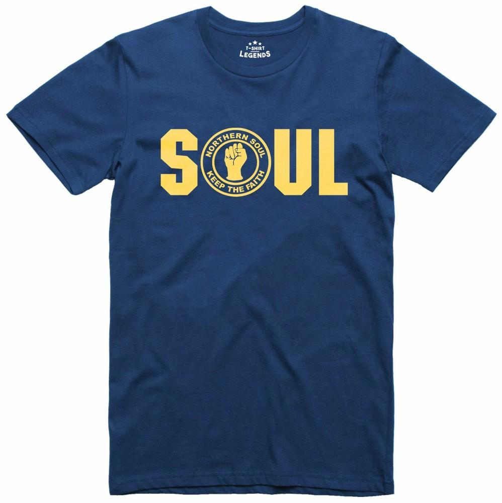 Northern Soul Soul Logo Music Unisexs Regular Fit Cotton TShirt