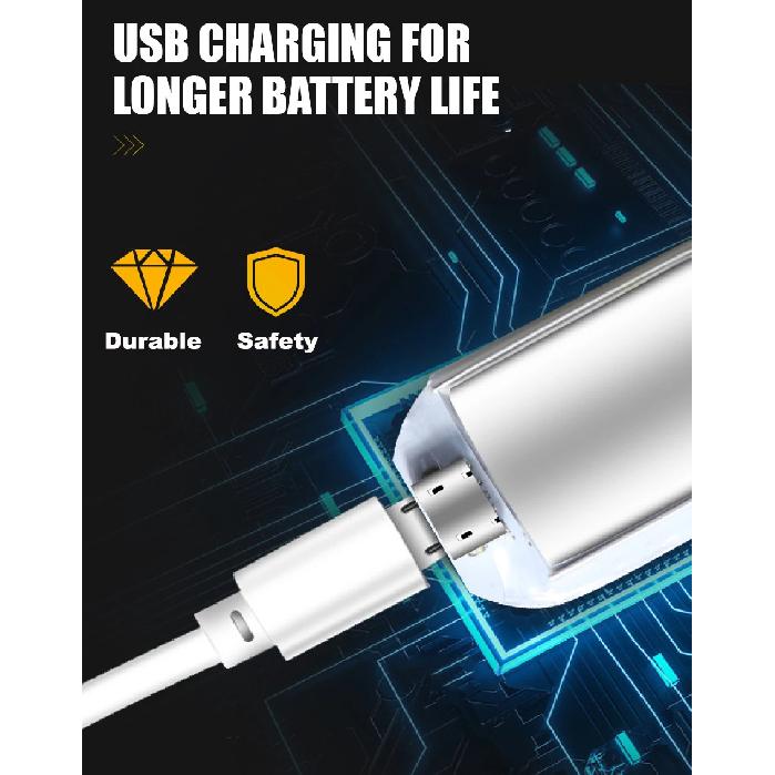 Car Led Welcome Light Magnetic Control USB Charging Auto Open Door Safe Anti-collision Signal Lamp