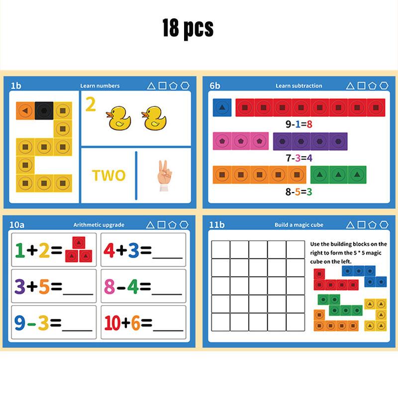 

Кубики Магические Строительные Блоки Детские Развивающие Игрушки Интерактивные Игры для Родителей и Детей Card