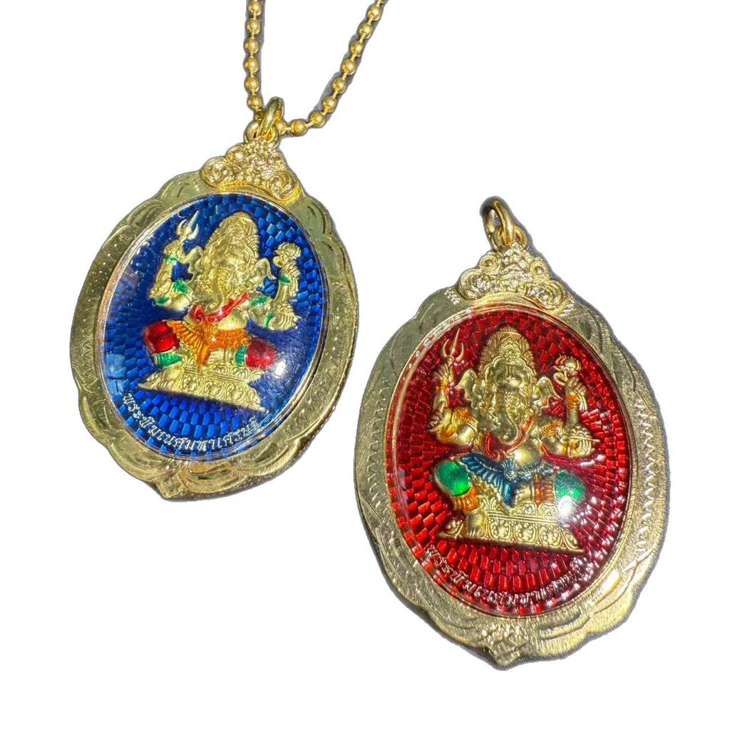 Estátua Autêntica de Ganesha Tailandês com Caixa Original do Templo