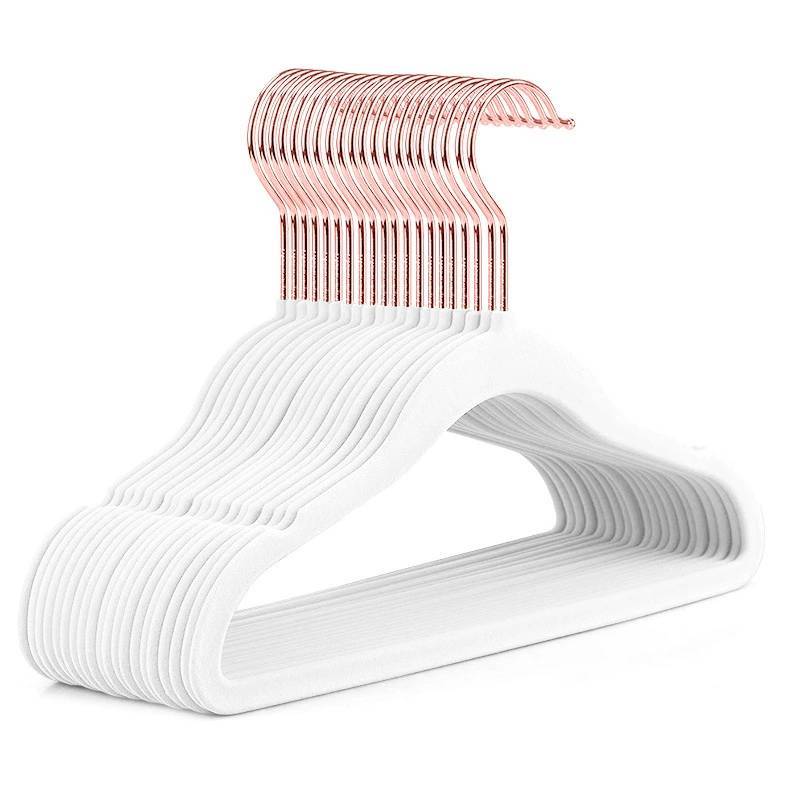 Plastic Suede Baby Clothes Hangers With Nonslip Design For Kids Storage And Organization