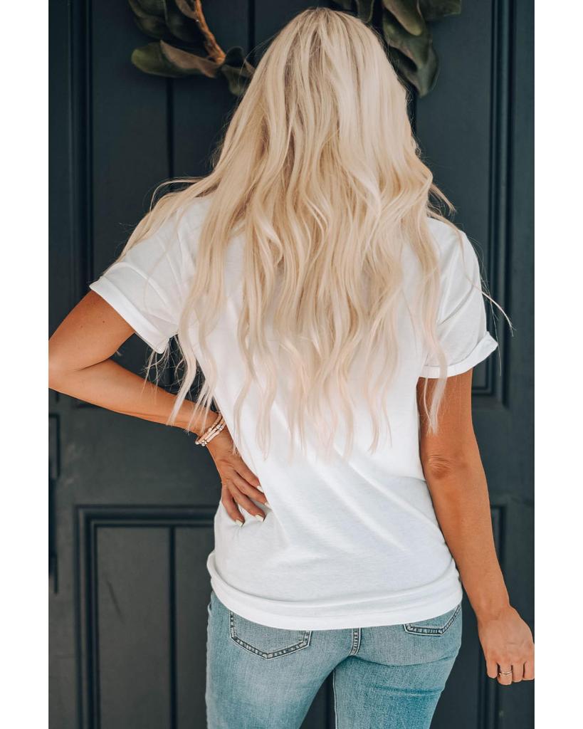 Azura Exchange Leopard Print Short Sleeve T Shirt