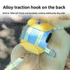 Novas Coleiras de Peito e Costas para Cães, Guias para Animais de Estimação de Pequeno e Médio Porte, Mochilas Portáteis para Animais de Estimação, Mochilas Pequenas Teddy