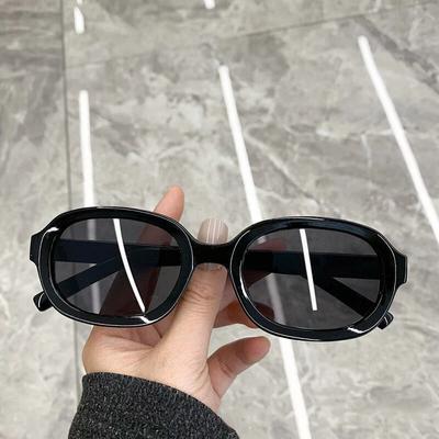 Neue Mode Vintage Sonnenbrille Frauen Designer Retro Rechteck Sonnenbrille Weibliche Ins Beliebte Ellipse Quadrat Brillen