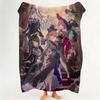 Game B BanG D Dream Throw Flannel Throw Blanket Suitable for Sofa Living Room Bedroom