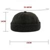 HT4857 Autumn Winter Cap for Men Women Stylish Shabby Skull Cap Male Female Beanie Hat Knitted Earflap Cap Adjustable Bomber Hat