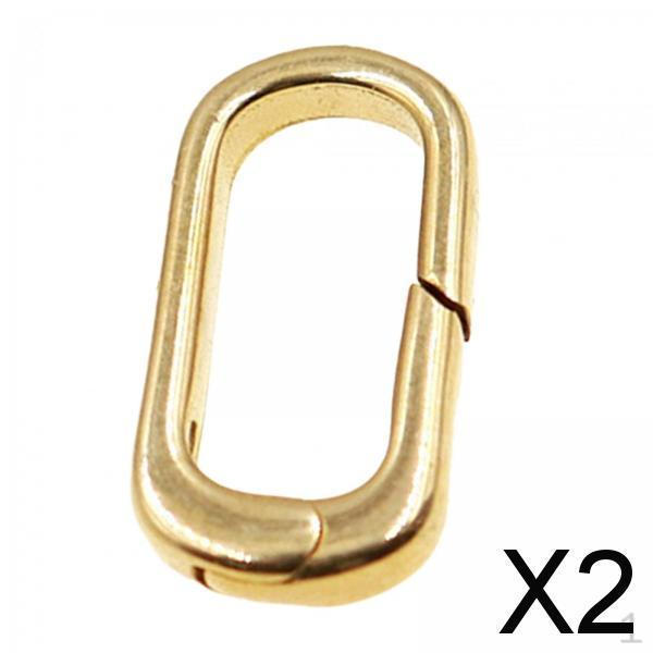 

Luxurious Gold Oval Lobster Clasps for Custom Jewelry Designs, 2 Pieces