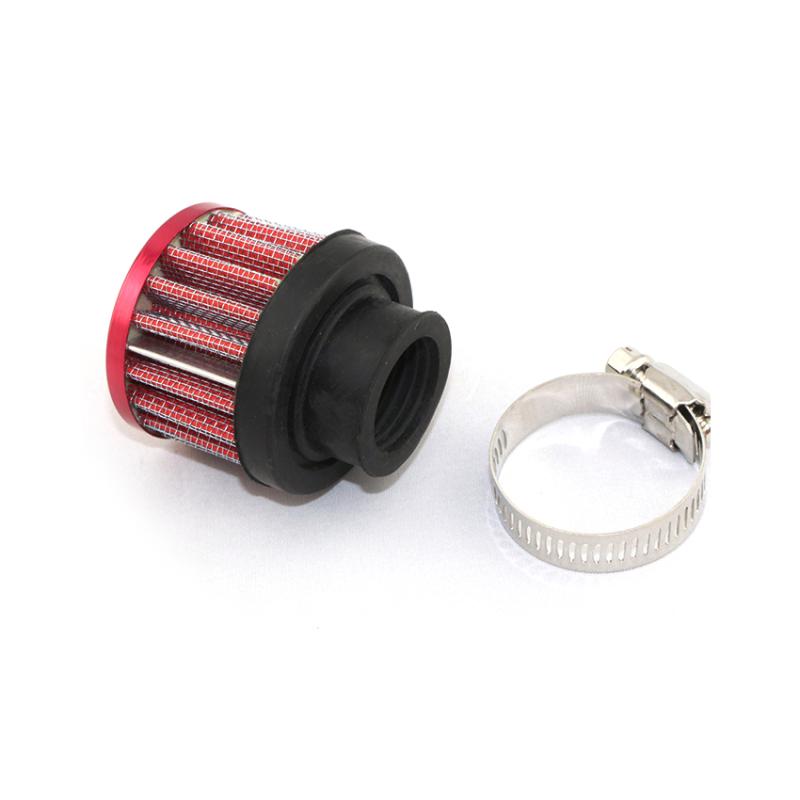 Universellt 25 mm Bilmotor Kalluftsinloppsfilter Kit Vent Kuggstångsutluftningsdel