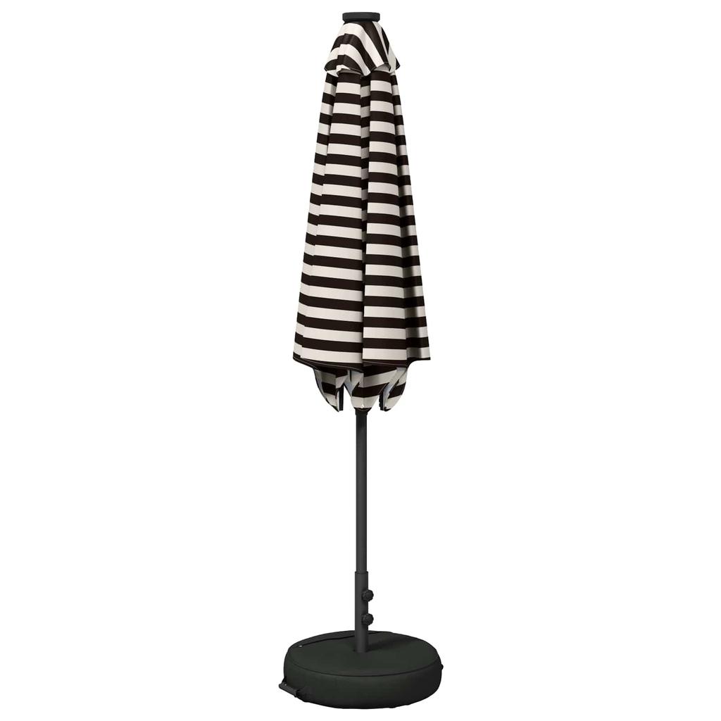 Garden Umbrella with LED Lights and Base 270 x 270 cm