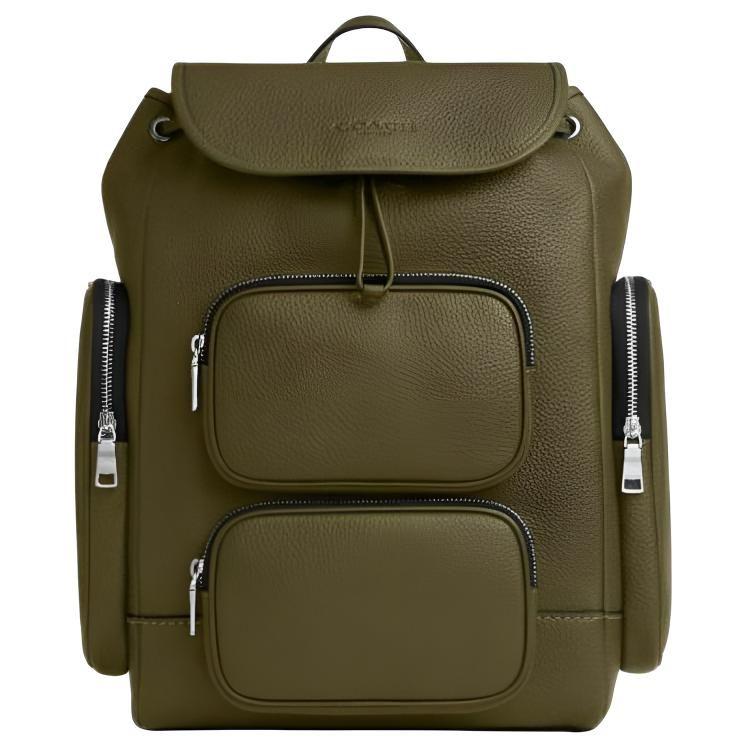 COACH Cow Leather With Fabric Backpack