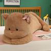 Cute Cat Plush Pillow With Bows Decoration For Cozy Sleep And Comfort